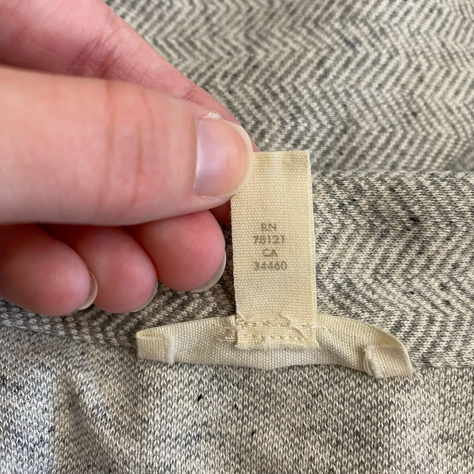 Eileen Fisher‎ Organic Cotton Herringbone Longline Jacket Sweater Size Small - Image 6