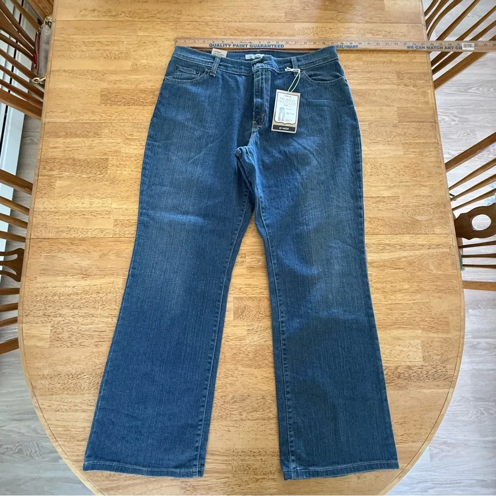 NWT Levi's Relaxed Boot Cut 550 16 Short Misses Indigo Jeans classic‎ rise - Image 2