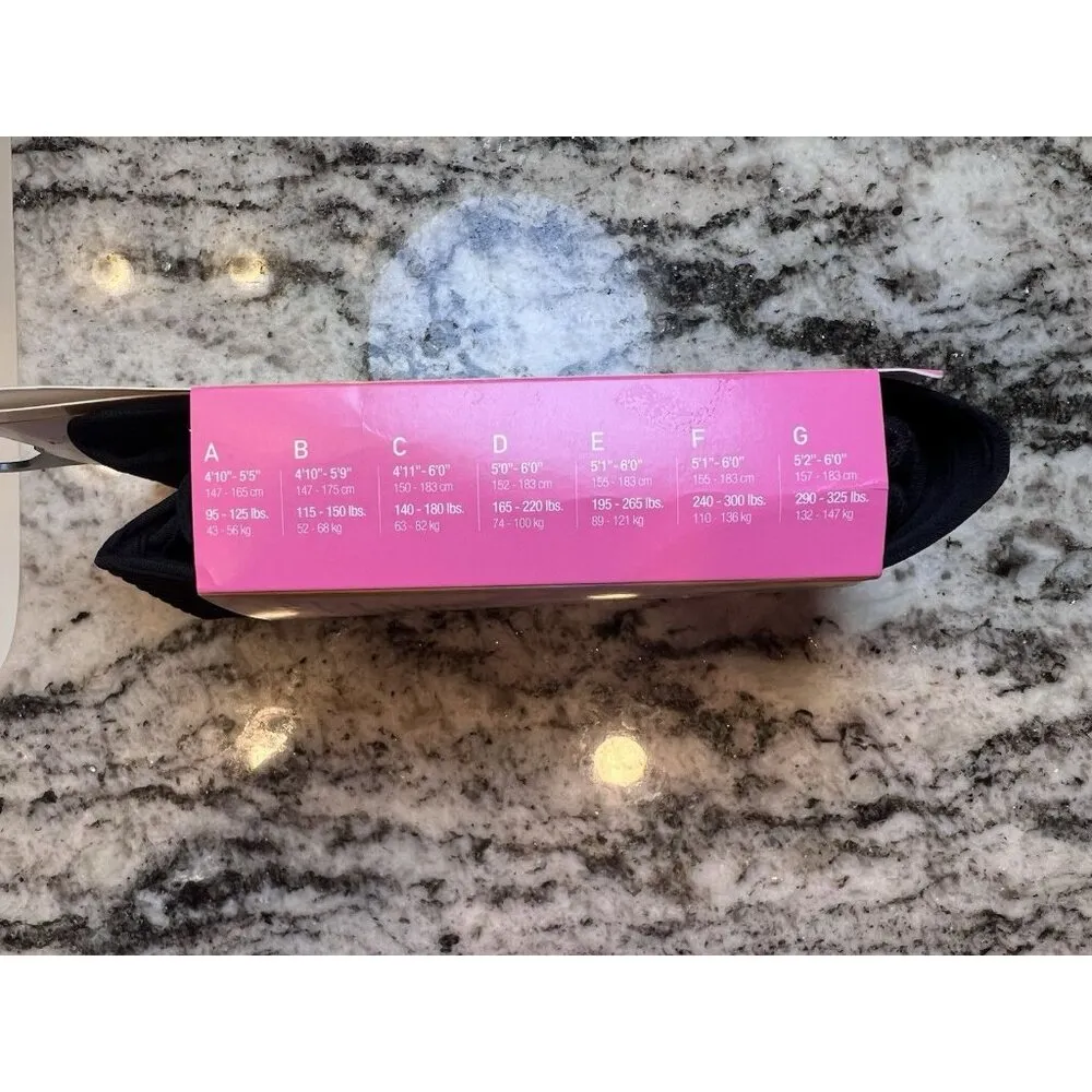 Spanx Star Power Center Stage Sz A Patterned Shaping Tights Ribbed Row Black - Image 3