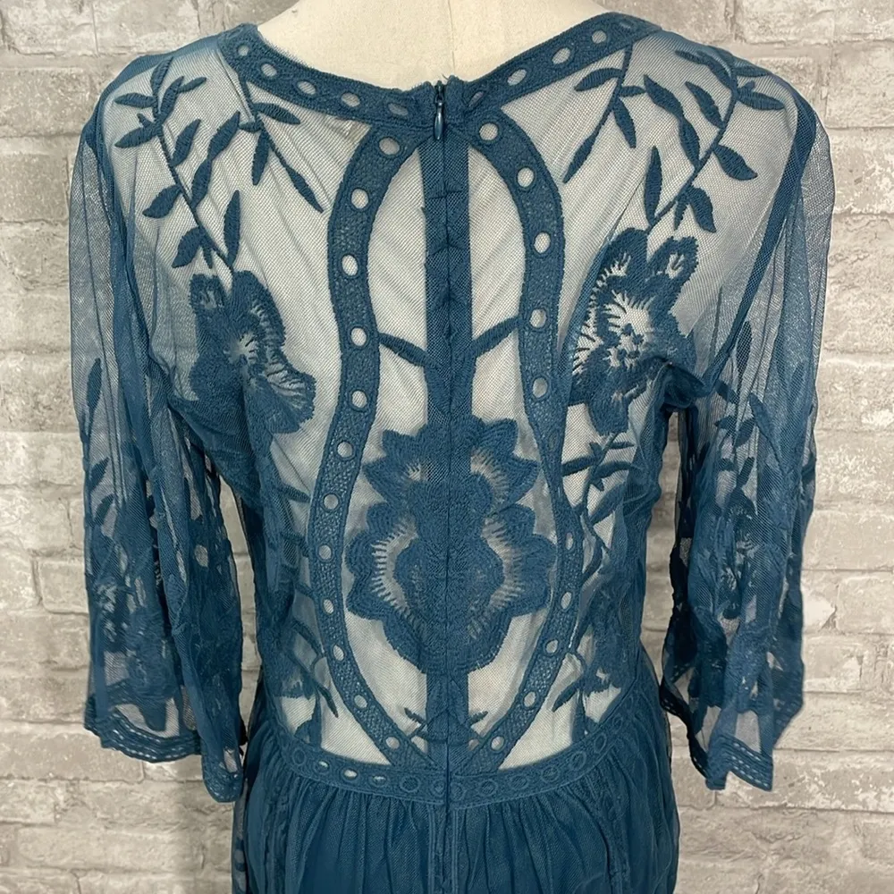Wishlist Blue Lace Maxi Romper - Image 6