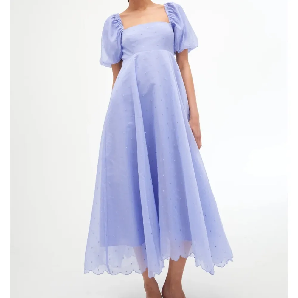 NEW Hill House The Matilda Dress in Hyacinth Organza Dot Size XS - Image 2