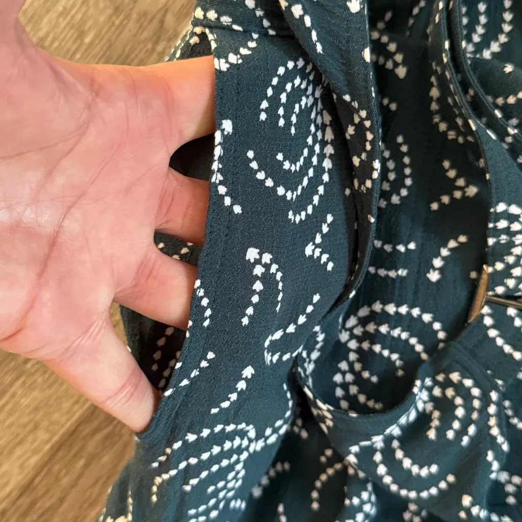 Maeve Tidal Jumpsuit Anthropologie Cropped Overalls Printed - Image 9