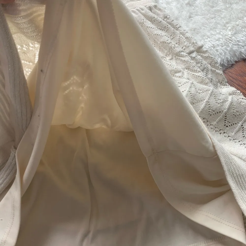 ⭐️ AEO Cream Crochet Lace Sweater Dress Size XS - Image 4