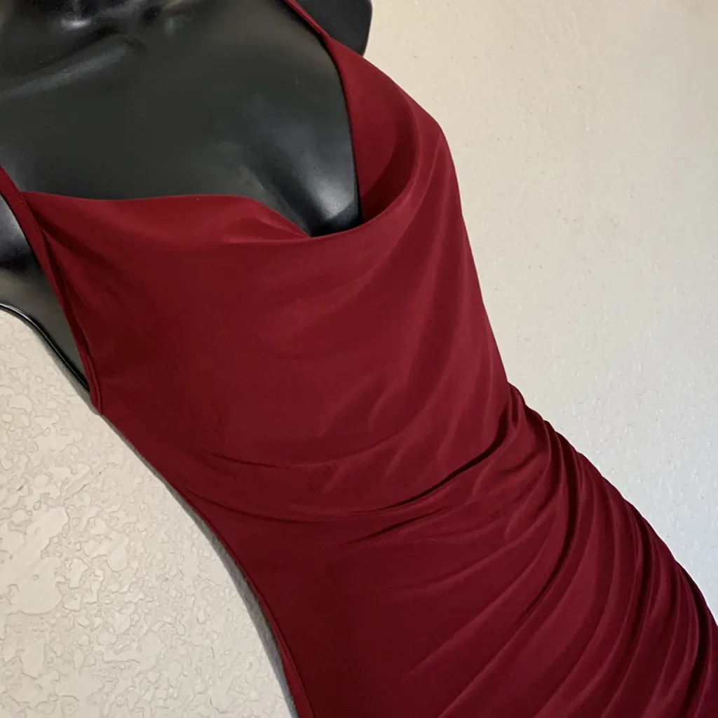 Y2K Maroon Dress - Image 4