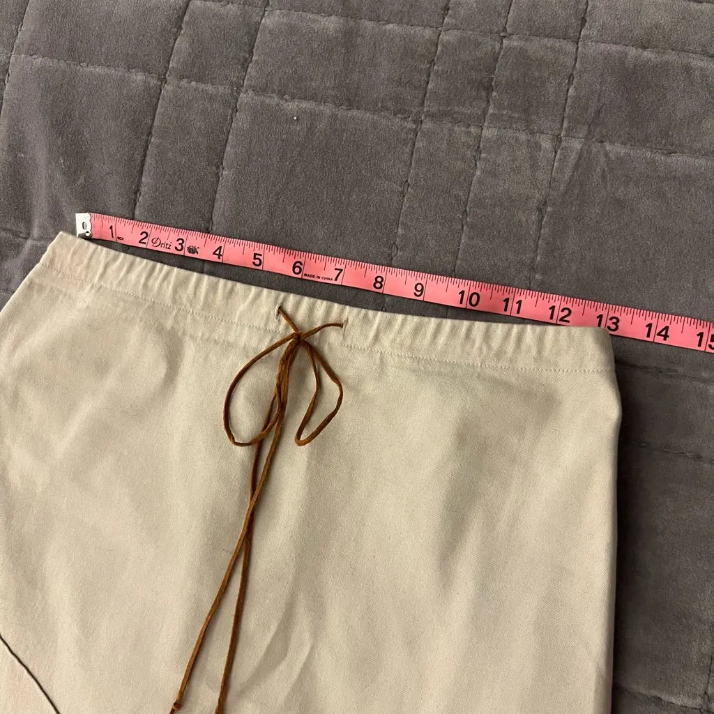 Elegant Cream Maxi Skirt - Image 3