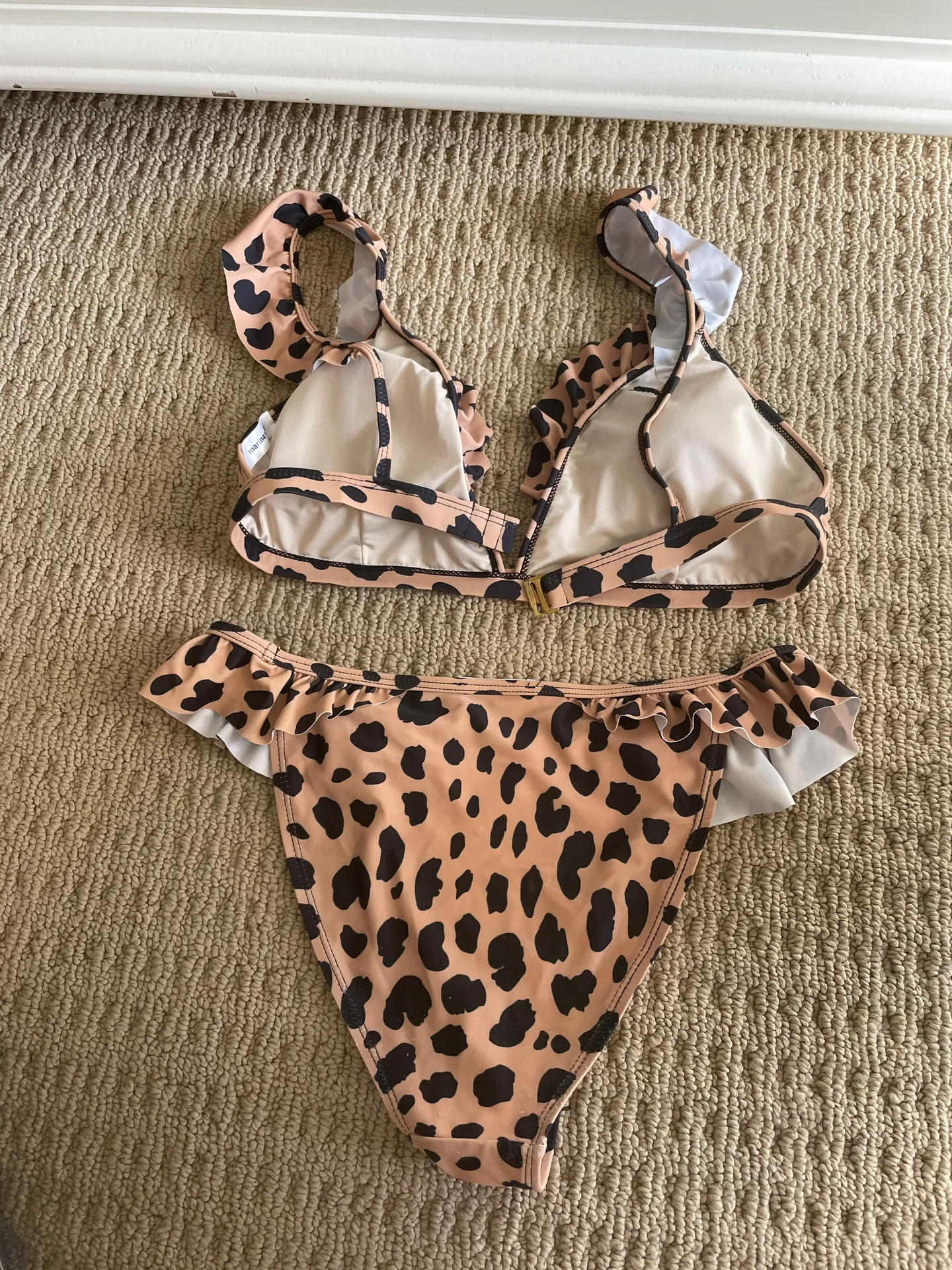 Marina West Leopard Print Bikini Top - Image 2