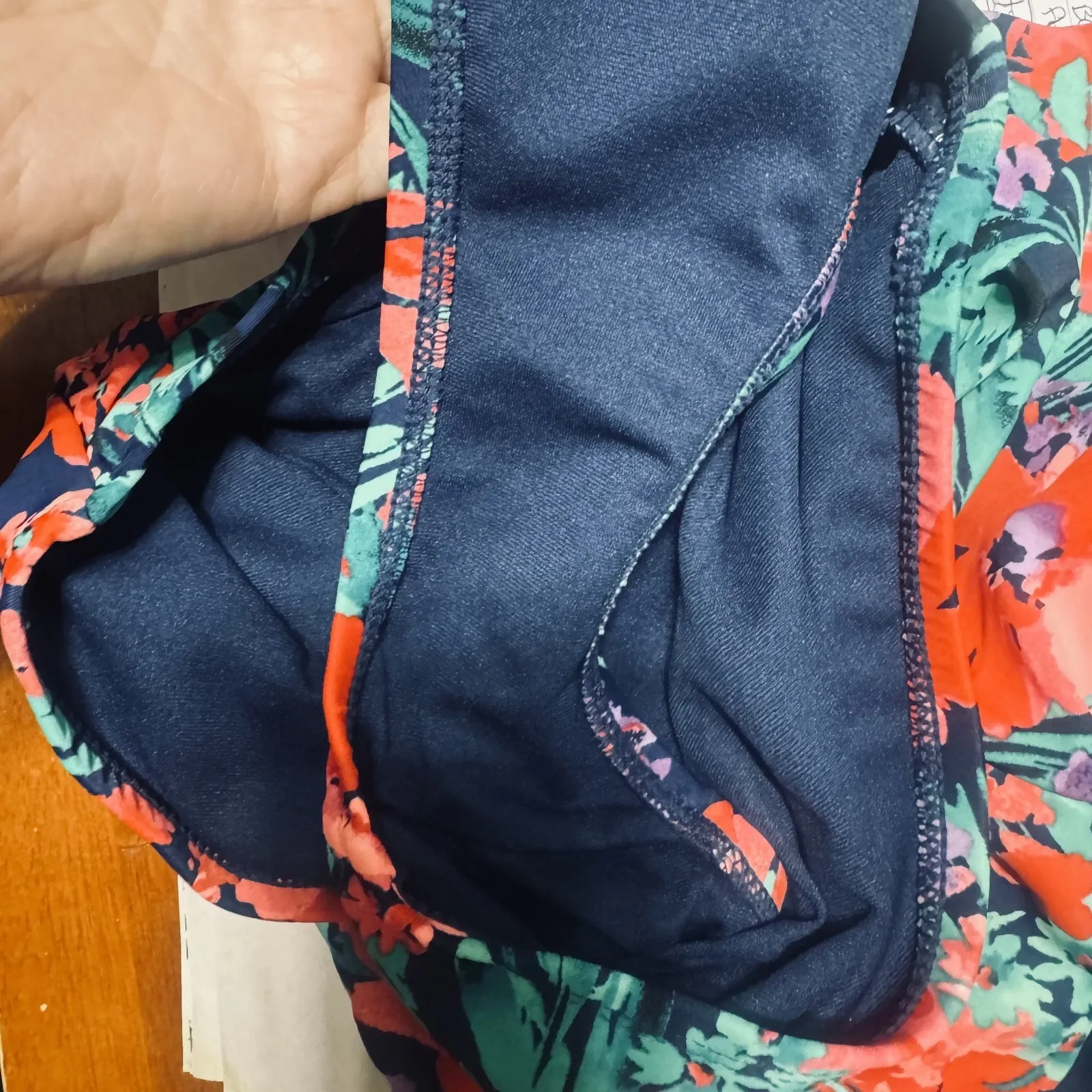 Catalina Swimsuit Size L 12-14 Tropical Floral One Piece Tie neck slimming retro - Image 7