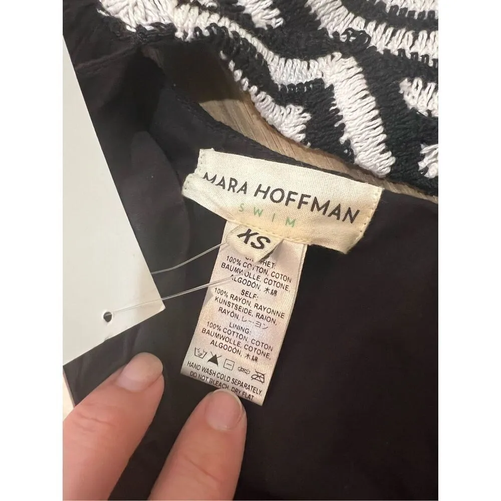 Mara Hoffman Swim NWT Starbasket black maxi dress, size XS - Image 4