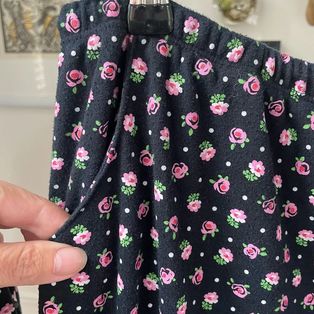 Lucky Brand Women’s 2pc Long Pajama Set Black Pink L - Image 6