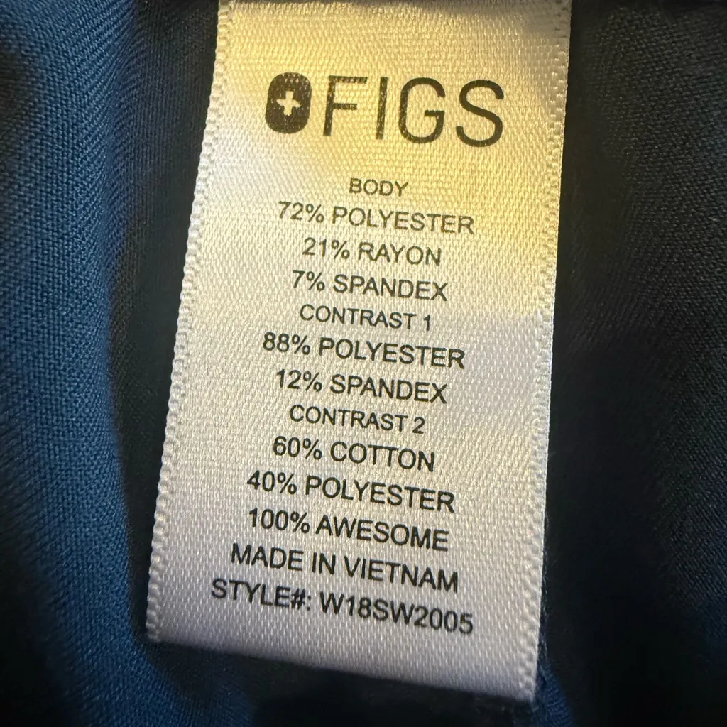 FIGS  Zamora Jogger Scrub Pants size XS‎ Gray - Image 5