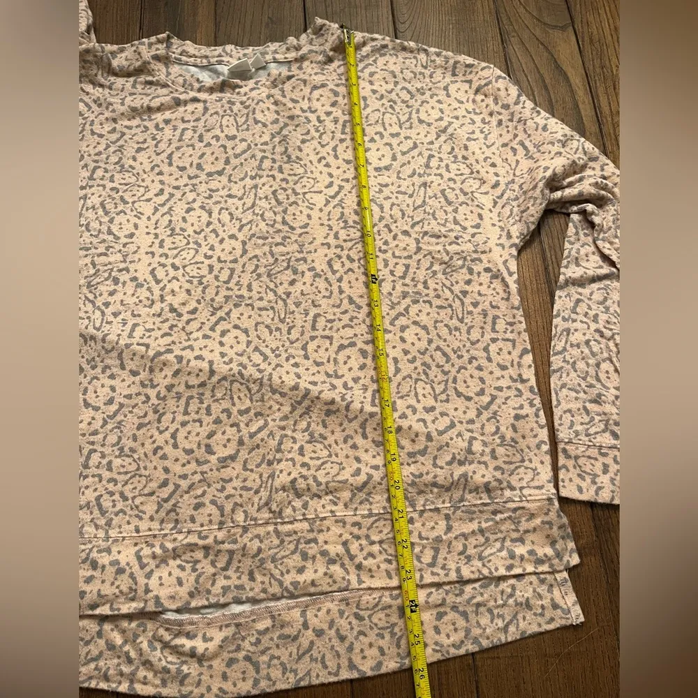 BP Leopard Print Jogger Style lounge/pajama set Sz M-L soft cozy stretchy pink - Image 12