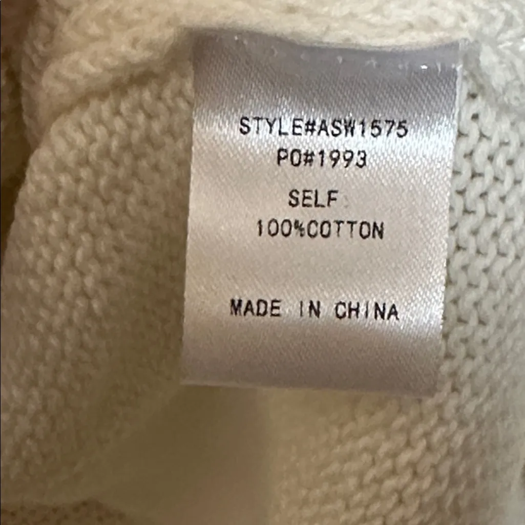 Anniewear Heart Flag‎ sweater Size XL NWT Blue - Image 6