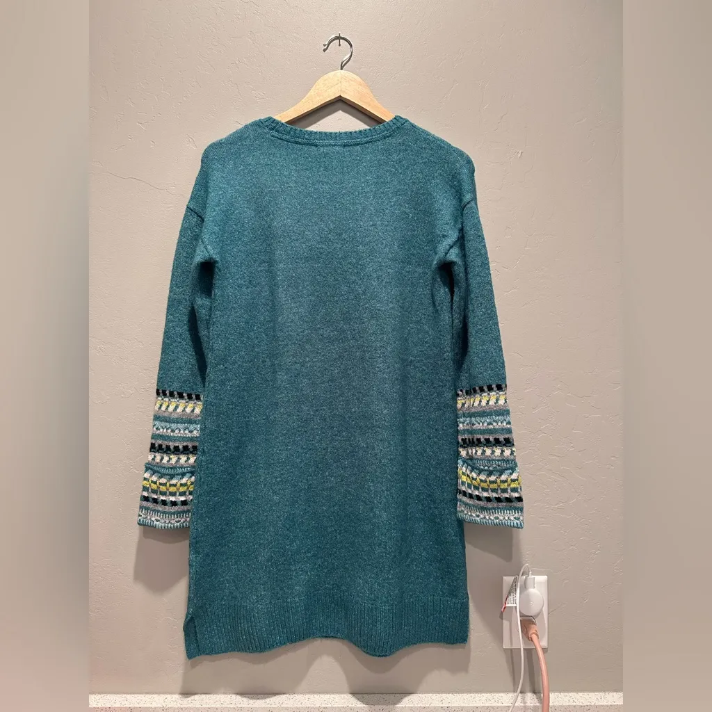 NWT Hatley Women’s Forest Green Knit Sadie Sweater Dress Size‎ Small Holidays - Image 3