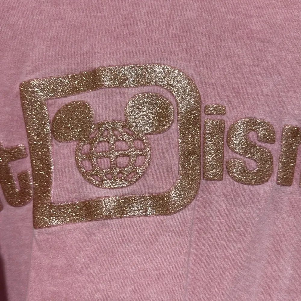 Disney World Limited Edition oversize fit Rose Gold Glitter Spirit jersey XXL - Image 2