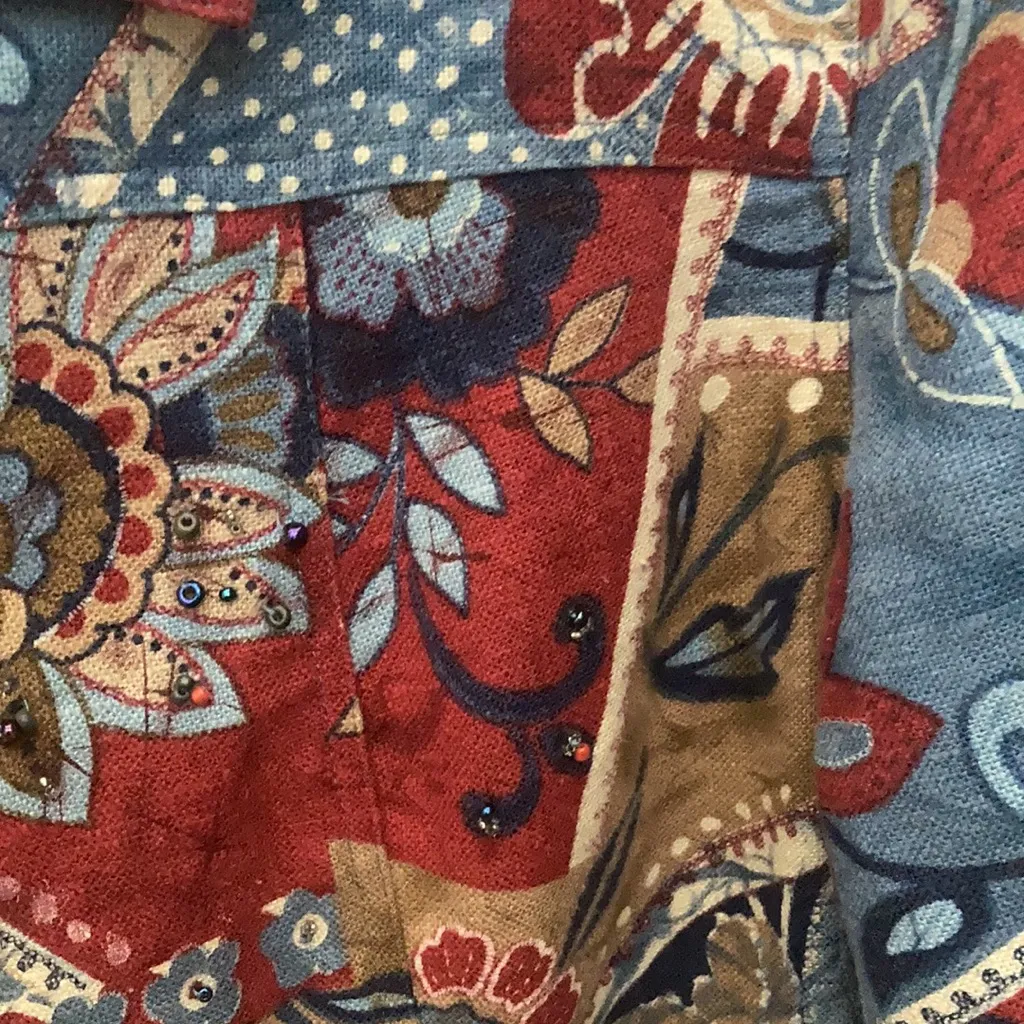 FINAL MARKDOWN Bonnie and Norma embellished shacket large - Image 2