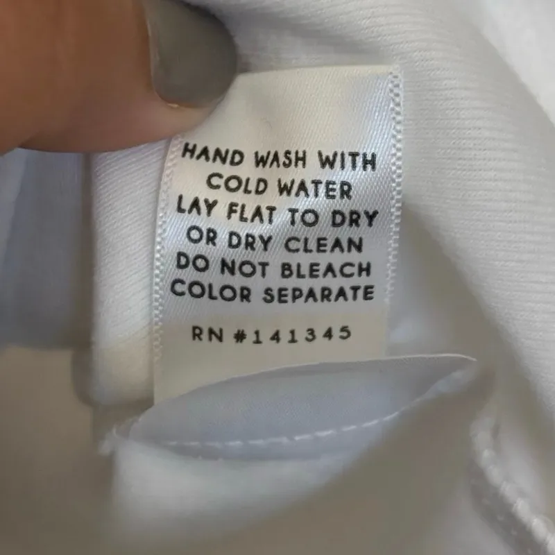 Revolve Daydreamer 100% Cotton White Blondie Live Concert Cropped Tee Size Small - Image 7