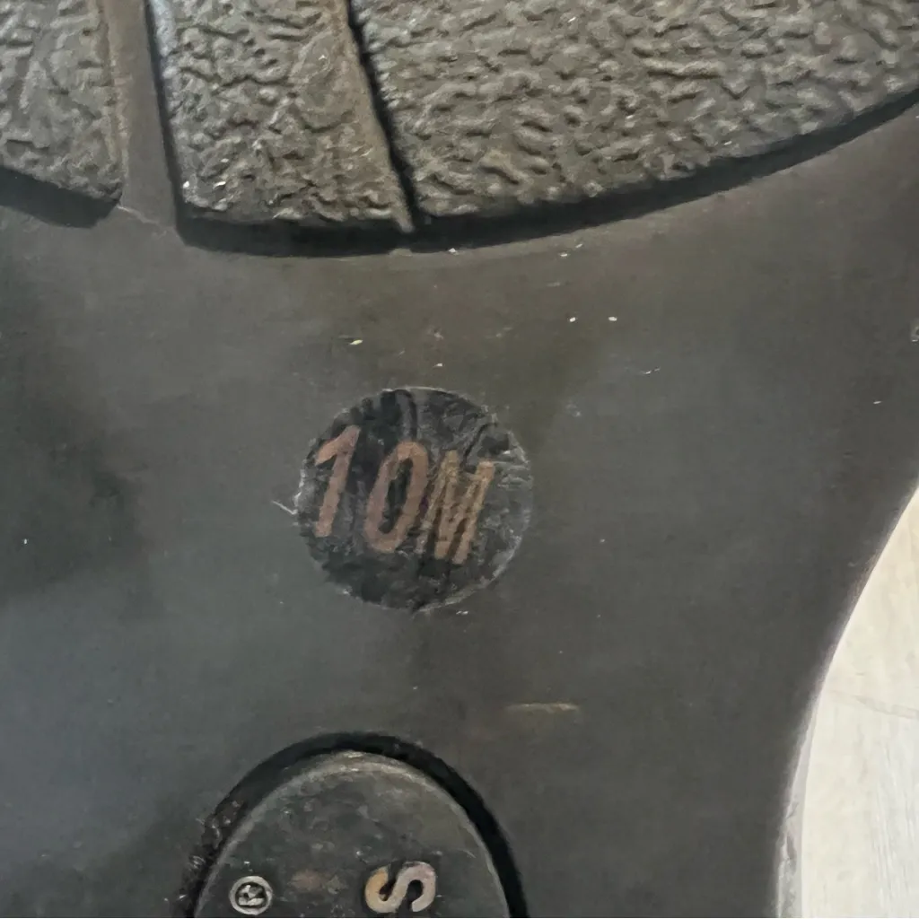 EARTH ORIGINS Wheaton Winnifred Black Leather Ankle Booties Size 10M Witchcore - Image 7