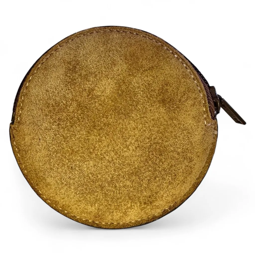 Loewe Embossed Monogram Suede Coin Pouch — 3” - Image 3