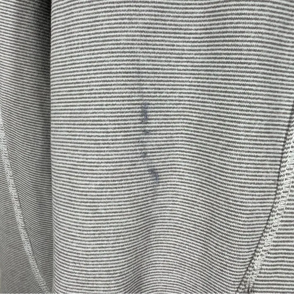 Lululemon‎ Grey Striped Long Sleeve Hooded Top - Image 5