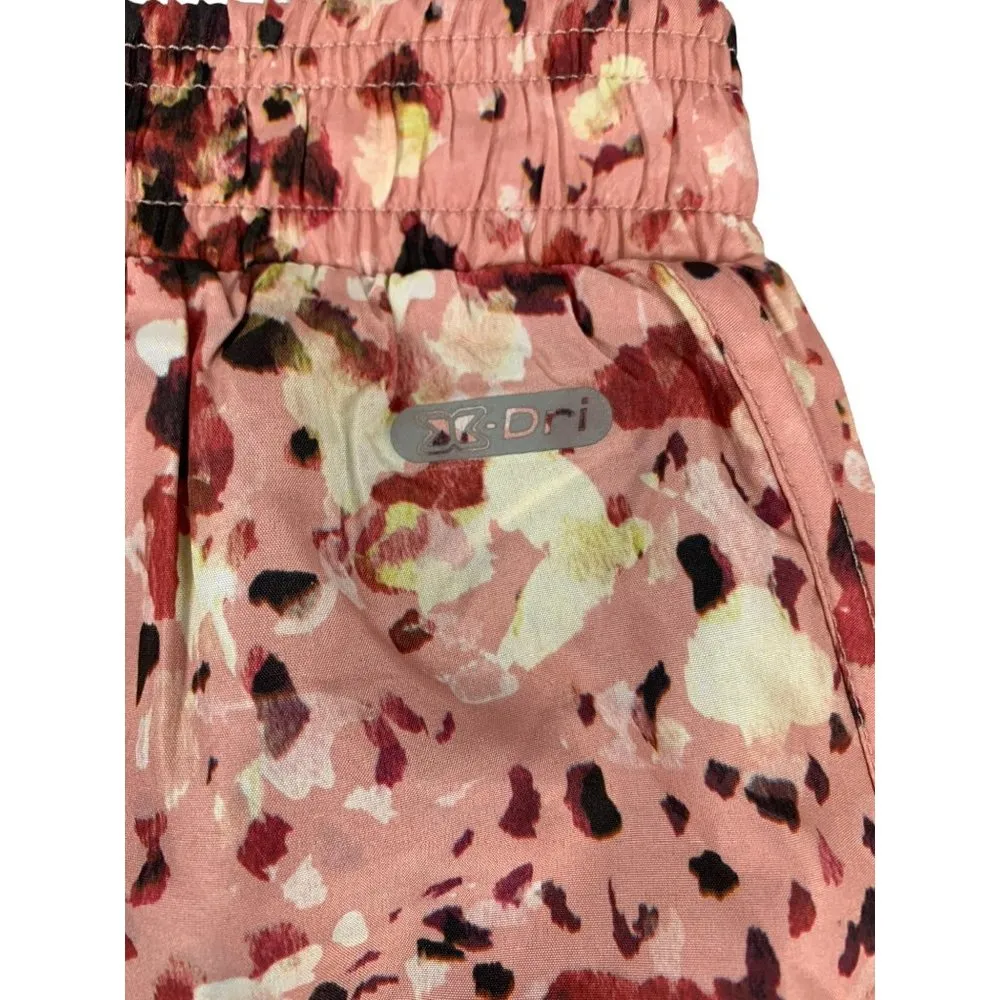 RBX Women's Pink Speckled Running Shorts - Image 5