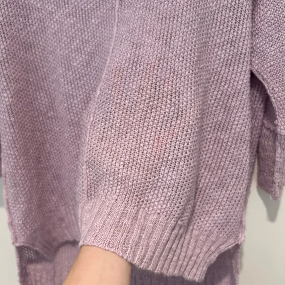 Oversized Sweater 1/2 Sleeve, Light Purple - Image 3