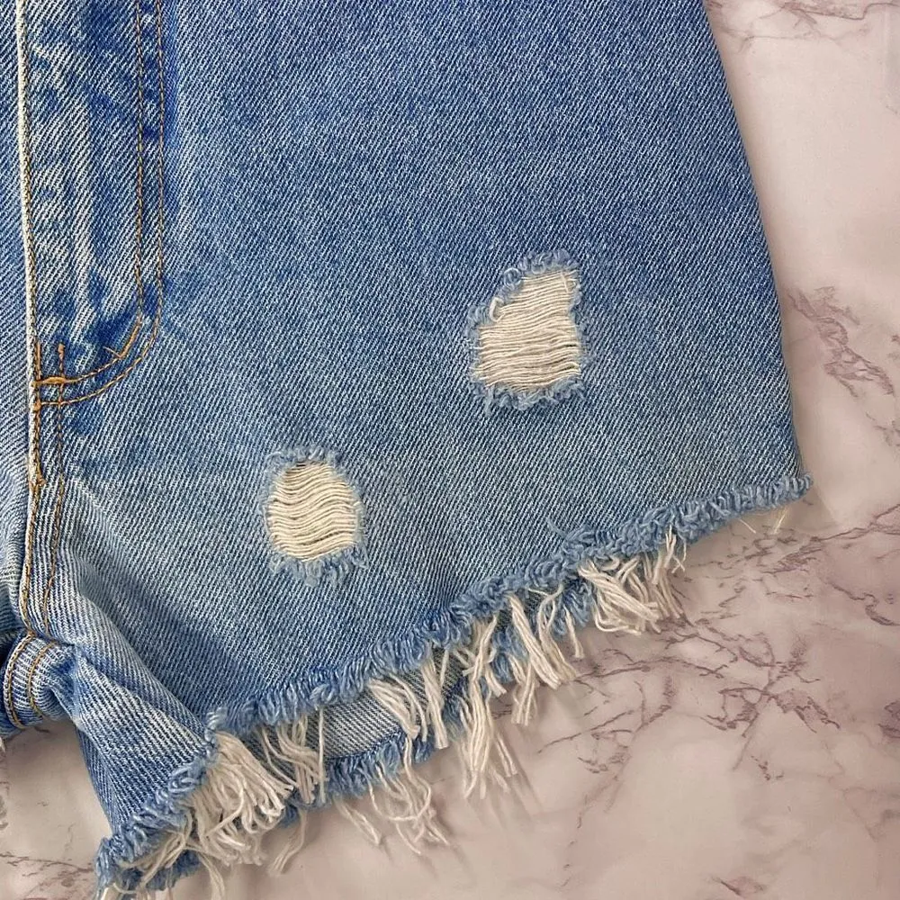 Paris Blues  Vintage Distressed Custom Cutoff Shorts 7 - Image 3