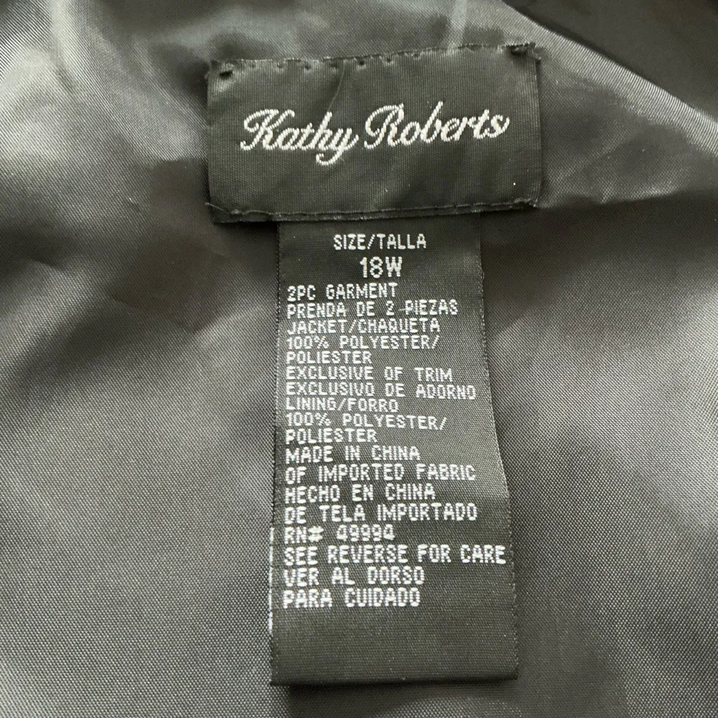 Dressy spec.occasion jacket 🌹 Black Size 18W - Image 8