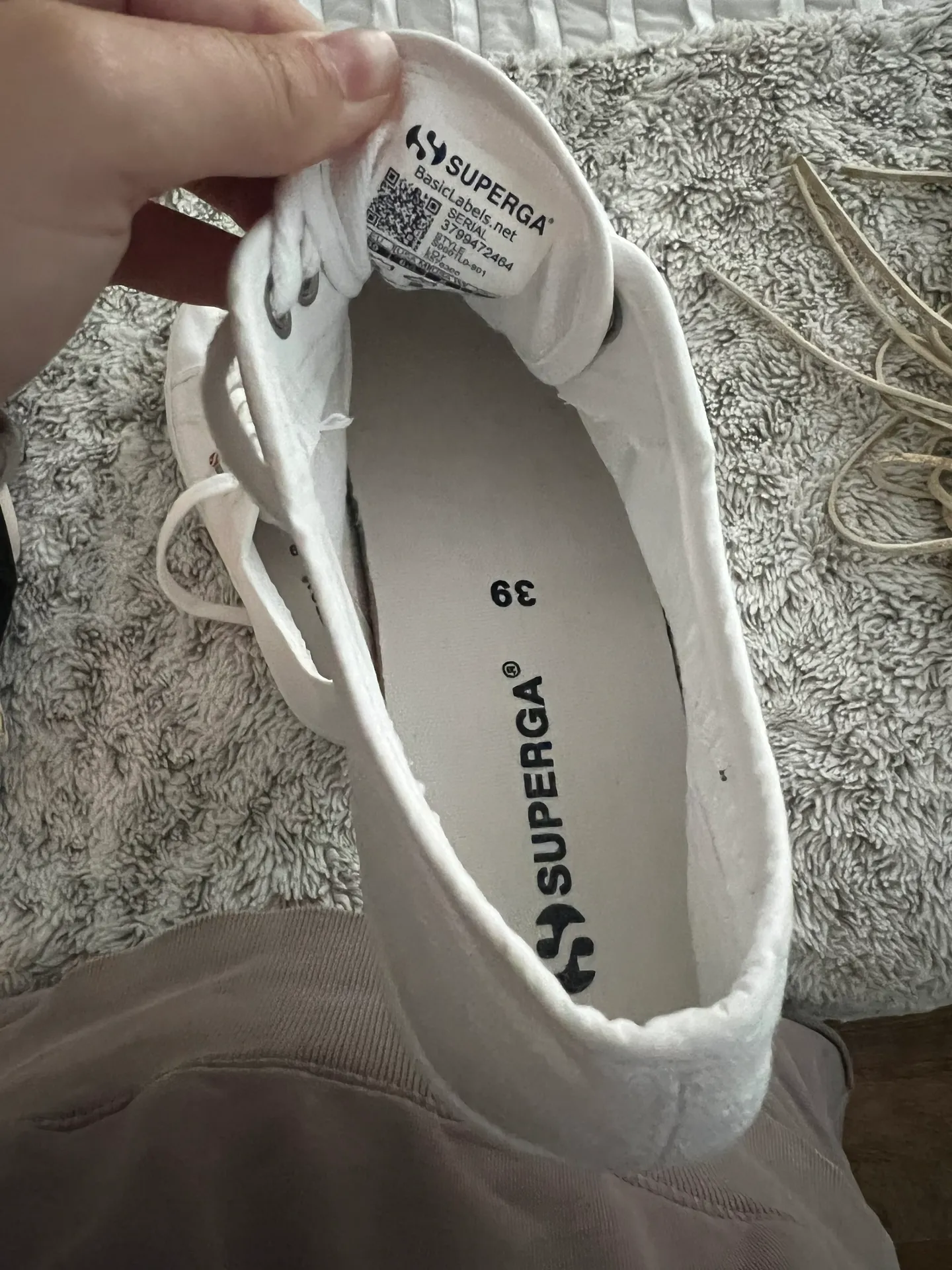 Superga NWOT  White Platform Sneakers - Image 5