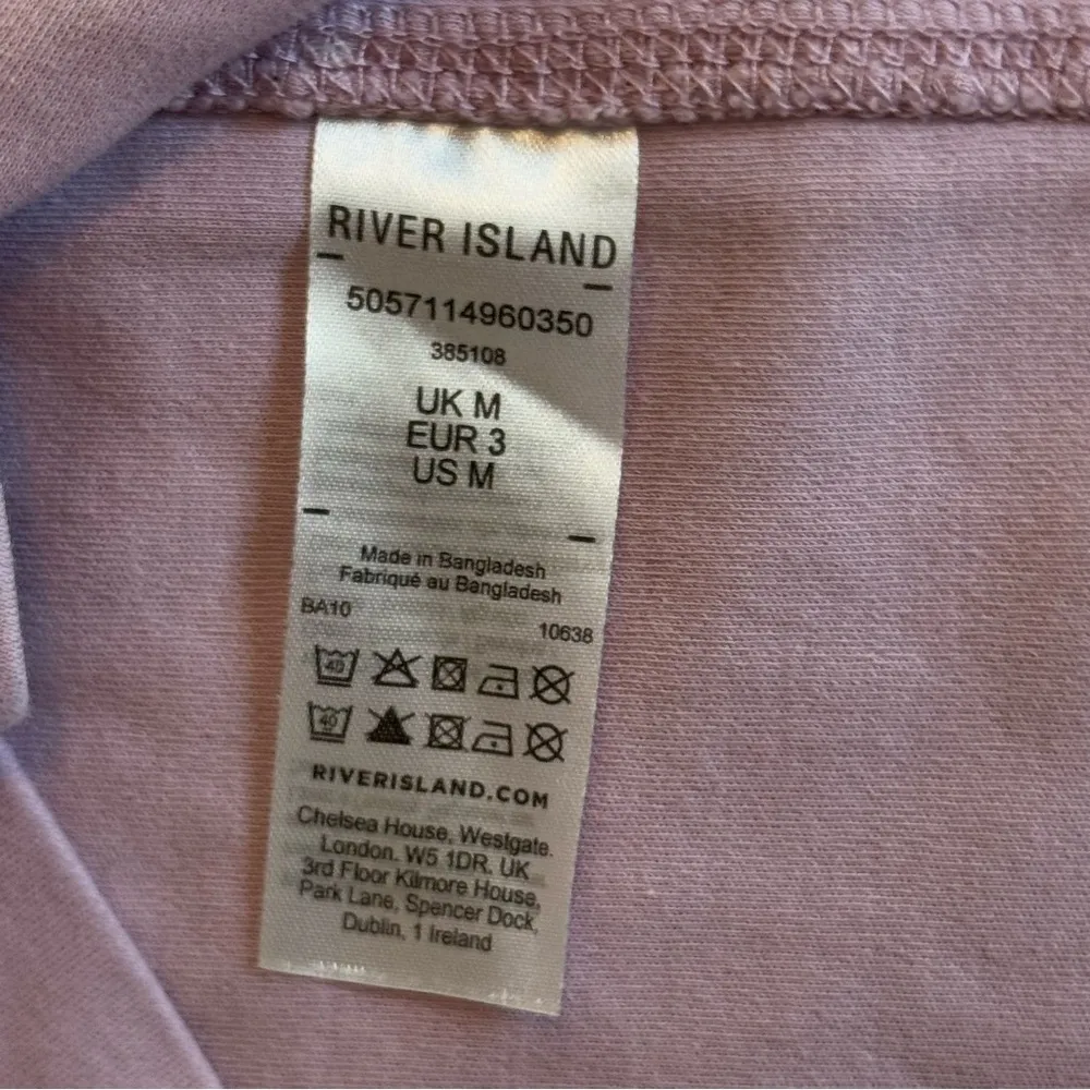 River Island Un_Planned Women's Athletic Short Sleeve Shirt 100% Cotton Size M - Image 8