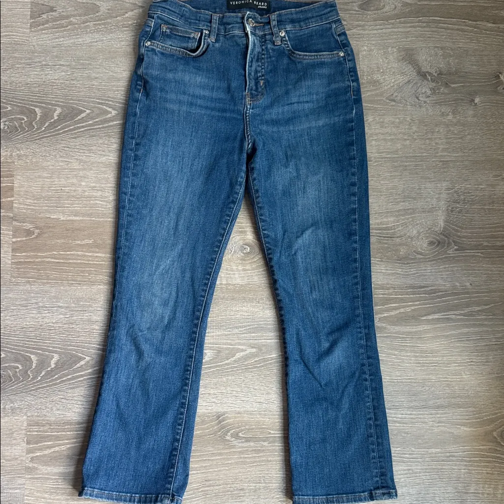Veronica Beard Carly High Waist Kick Flare Jeans 27 - Image 2