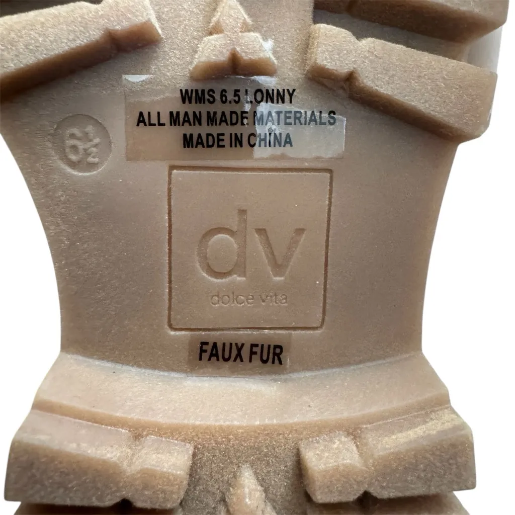 DV Dolce Vita Women's Lonny lug platform Ankle Bootie in Tan NEW Size 6.5 - Image 6