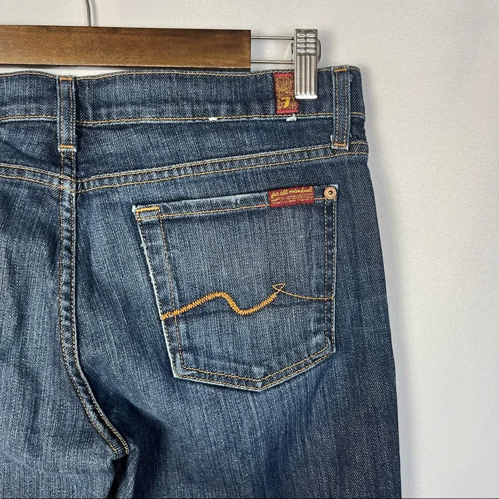 7 For All Mankind Dark Wash Y2K Bootcut Jeans 29 - Image 32