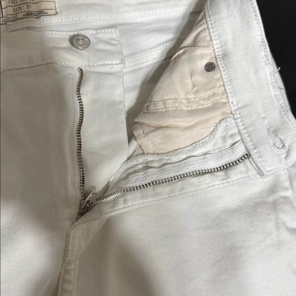 Free People  Ankle Jeans with Distressed Details - Image 9