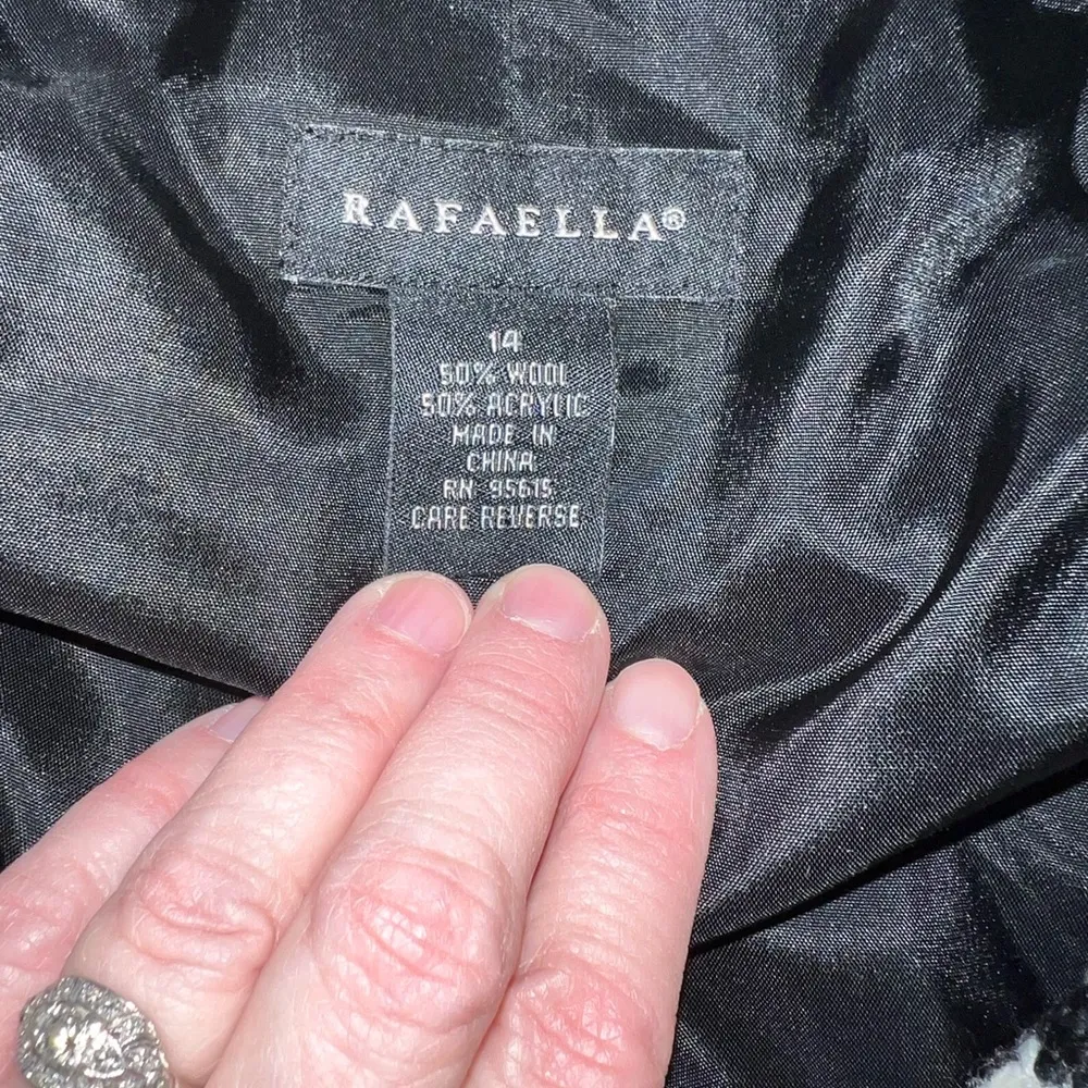 Darling Vintage Y2K Rafaella Wool Houndstooth Jacket! - Image 4