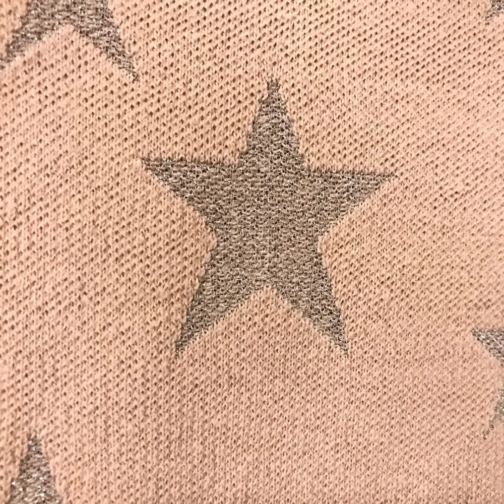 Chaser Pink Star Sweater S short sleeve pink silver stars pastel celestial - Image 5