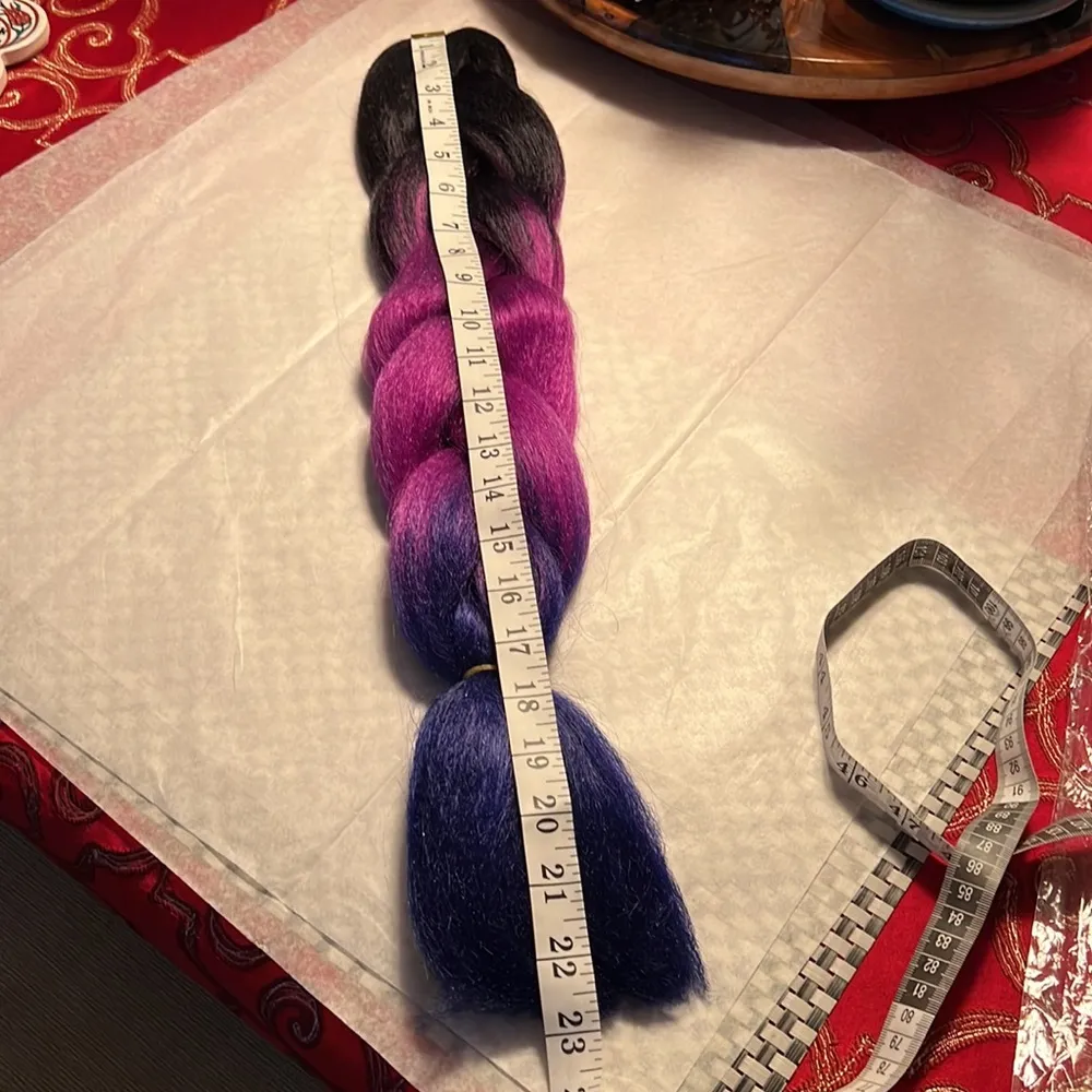 Long purple braid - Image 2
