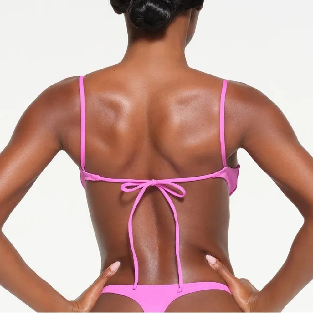 SKIMS Pink Bikini Top - Image 3