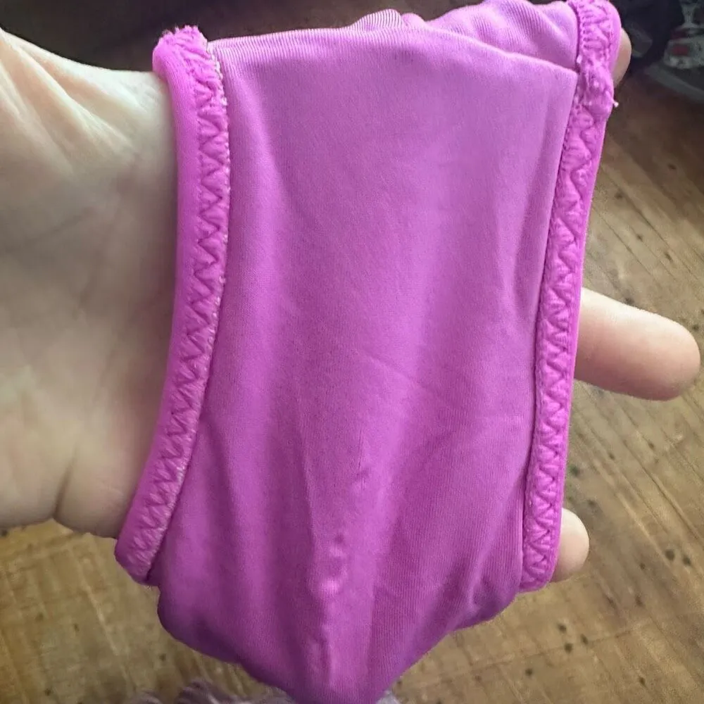 Fabletics Scoop Tie Back Shaping One-Piece pink escape Swimsuit - Image 8