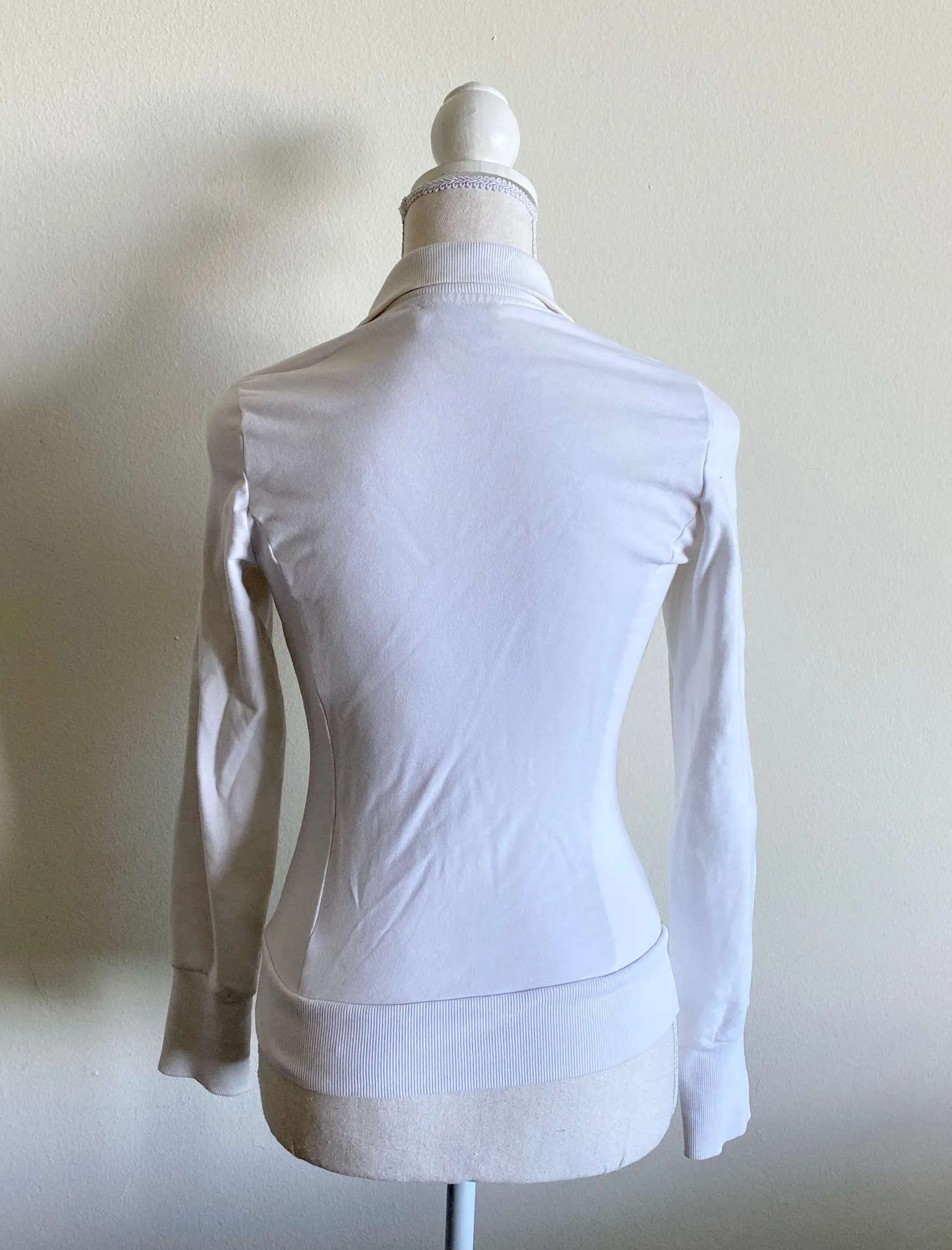 MET in jeans, zip up sweatshirt women’s White Size M - Image 2
