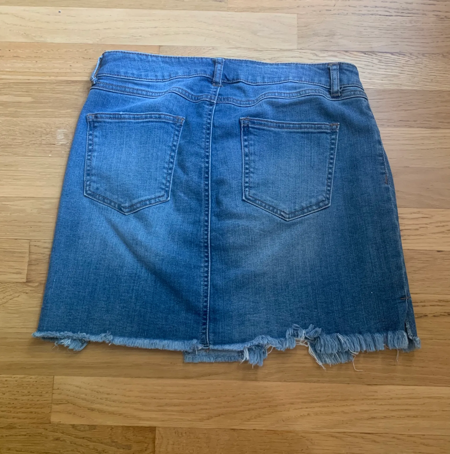 REWASH Distressed Jean Skirt - Image 3
