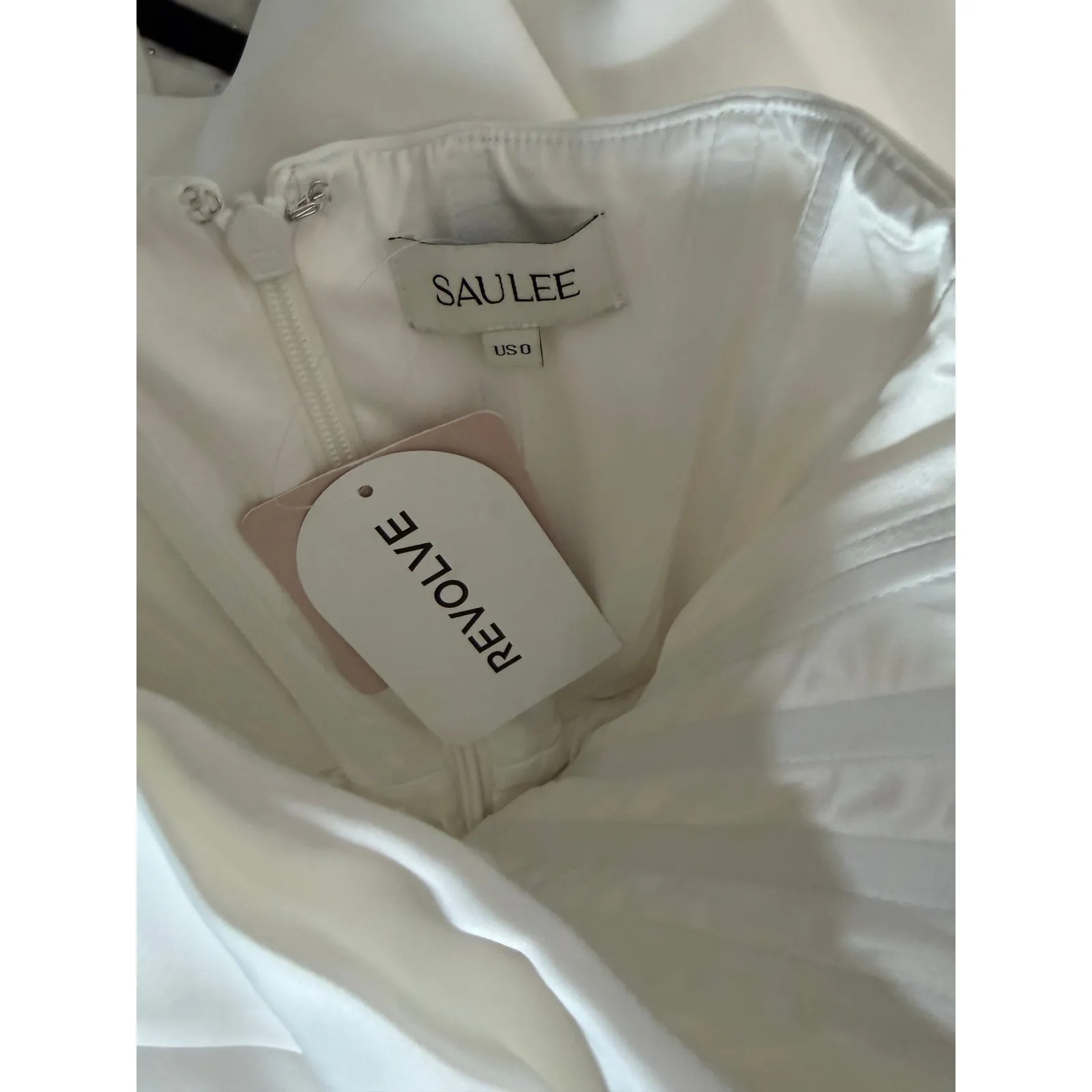 NEW Sau Lee Barbara Wedding Gown Womens XS 0 White Strapless Bridal Size 4 - Image 4