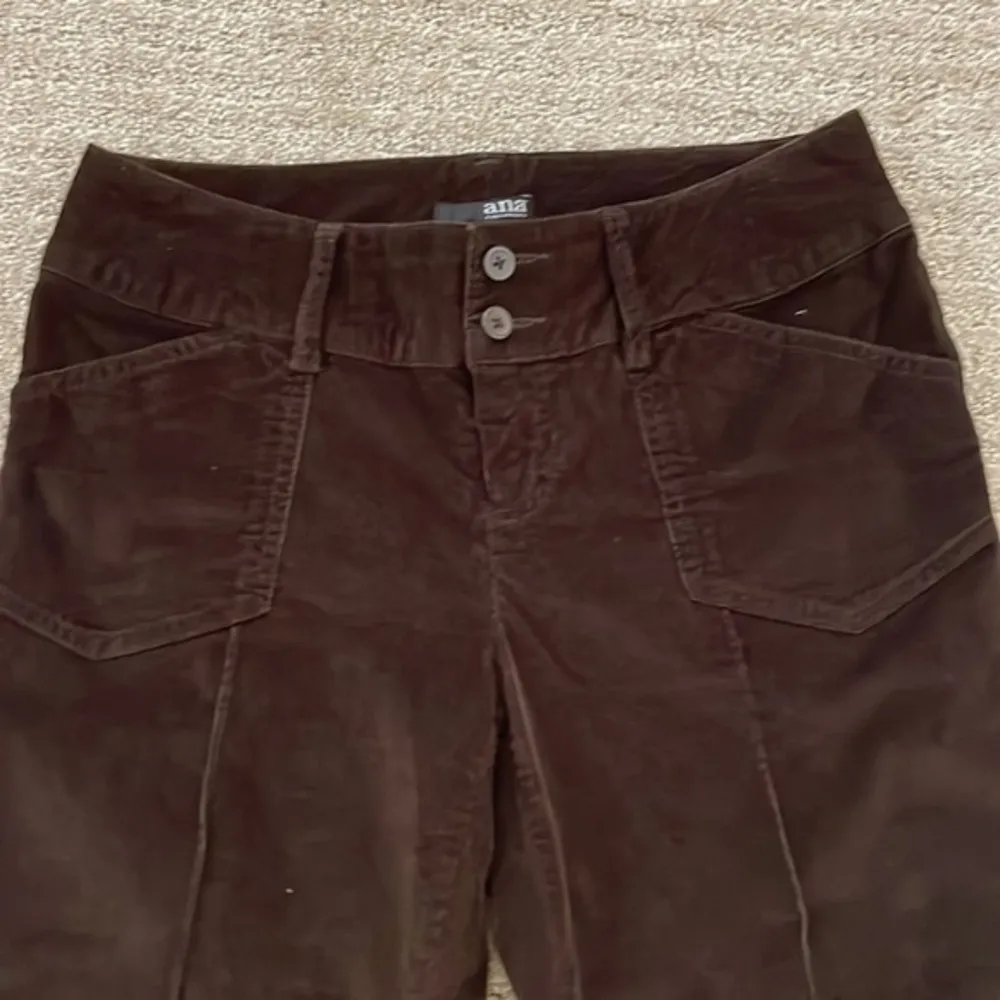 a.n.a Brown Corduroy Cropped Pants - Image 3