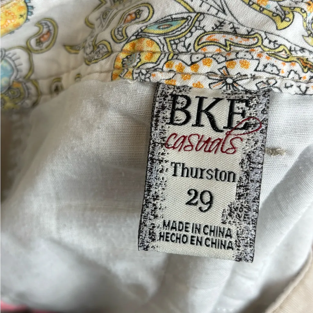 BKE Casuals Thurston Khaki Summer Lightweight Classic Short Shorts Comfy Sz 29 - Image 5