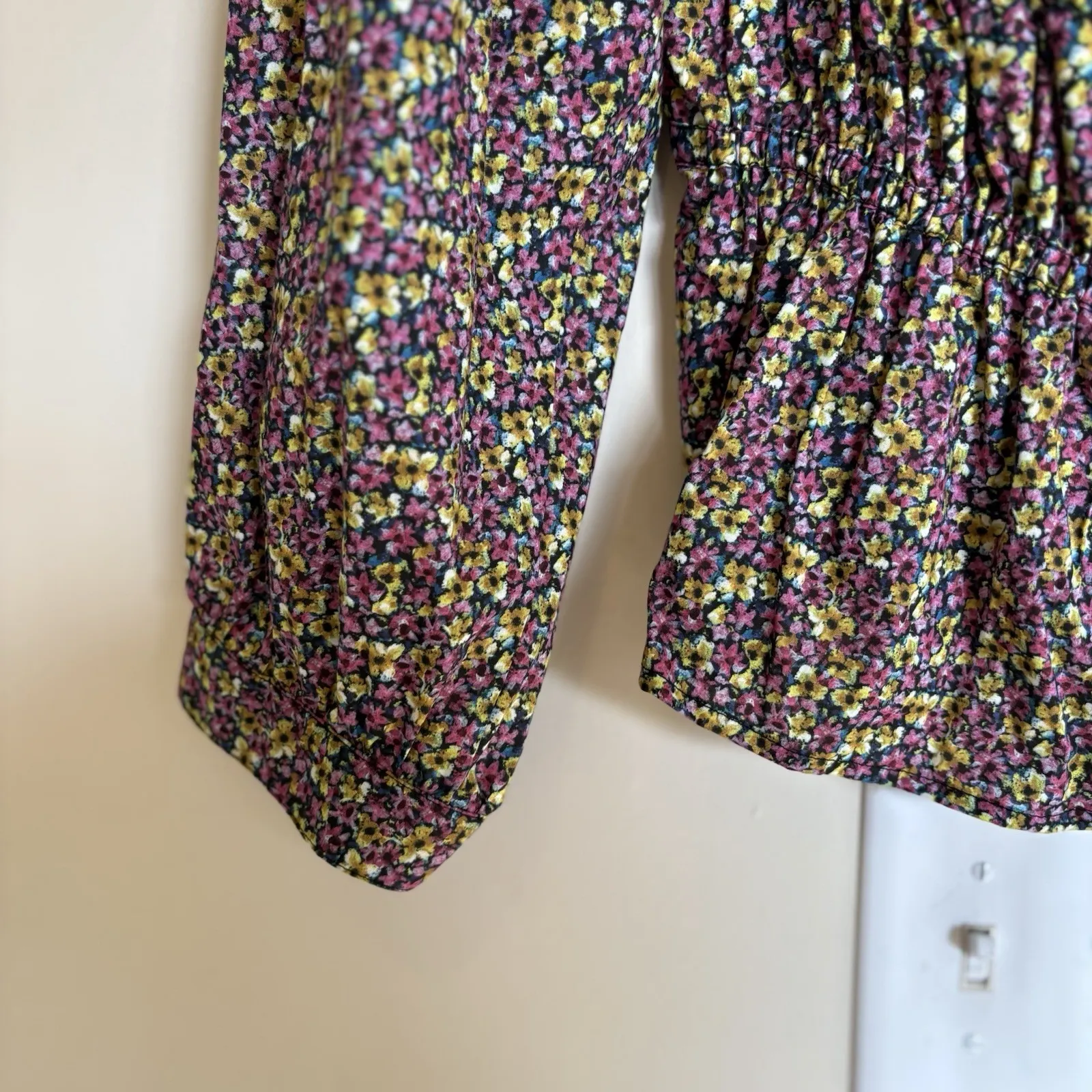 J.Crew x Liberty London 12 Cinched Waist Squareneck Cot Top Busy Izzy‎ NWOT - Image 5