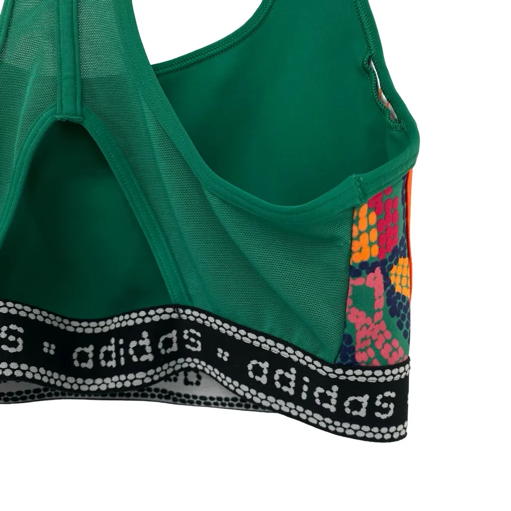 Adidas x Farm Rio Training Essentials 7/8 Green Leggings and Sports Bra Set - Image 11
