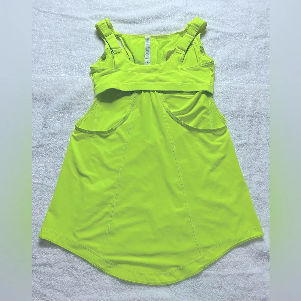 Lululemon Athletica Green Fitted Sleeveless Tank Top - Image 10