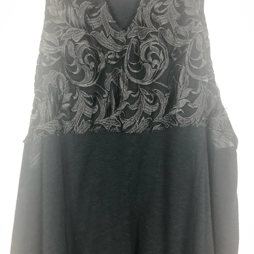 Tokyo Darling Top Womens Medium Mesh Lace Fairygoth Whimsigoth Boho Edgy Flowy - Image 8