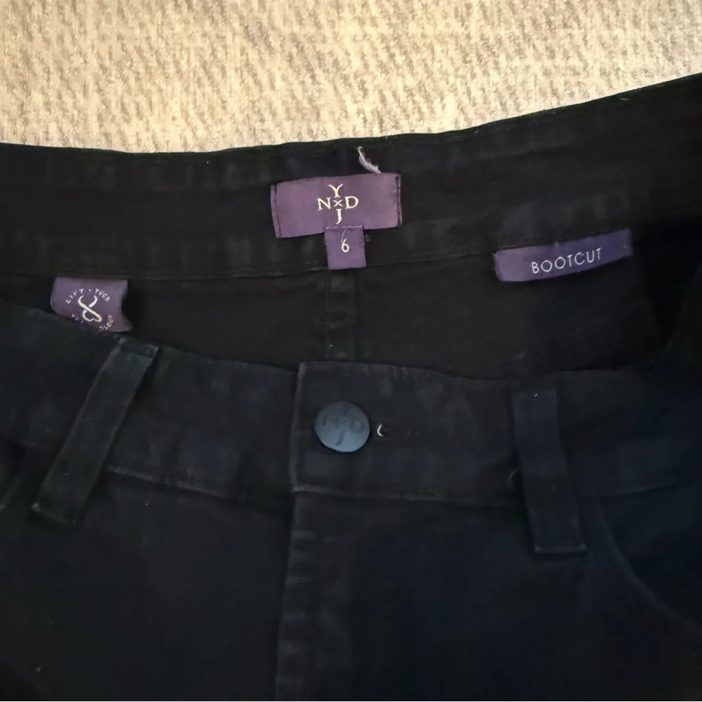 NYDJ Black Bootcut Leg Women's Jeans 6 - Image 3