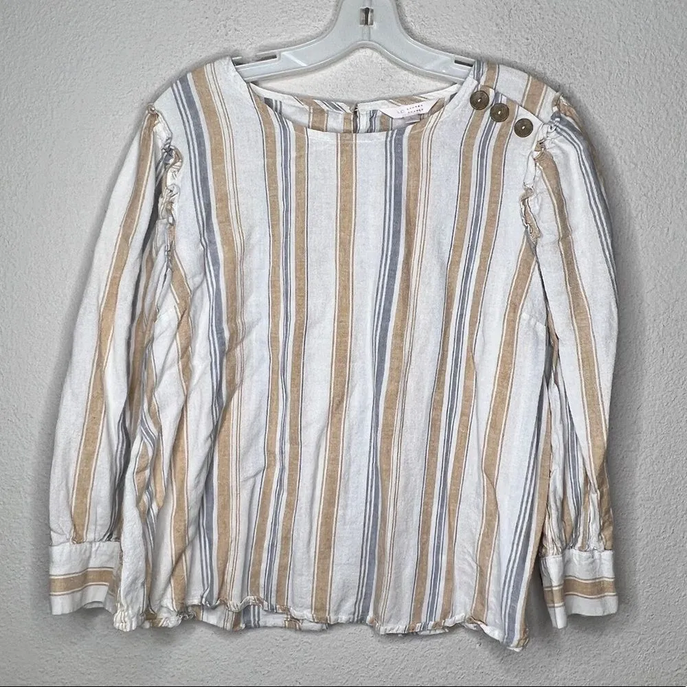 Lauren Conrad Linen Blend Top - Image 6