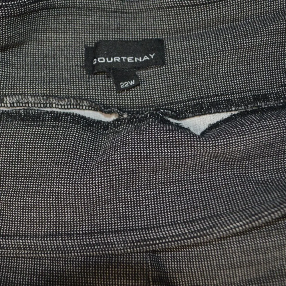 Courtnay Grey Stretchy Shorts 22W Gray - Image 3